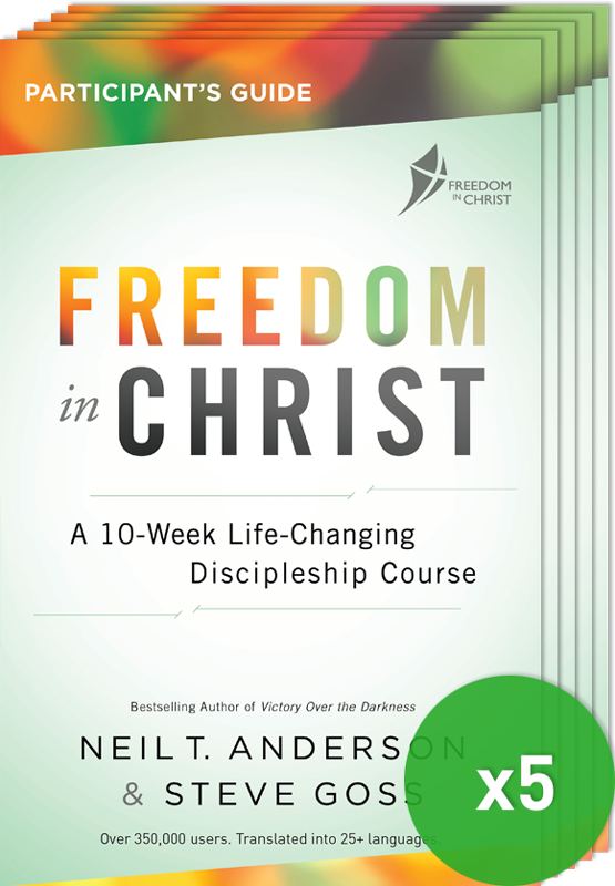 Freedom In Christ Course Participant's Guides Pack Of 5 (2017 Edition ...